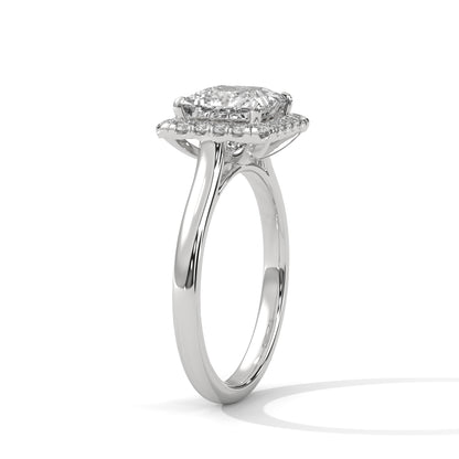 Regal Princess Cut Lab Grown Diamond Halo Ring – Engagement & Anniversary Ring for Women
