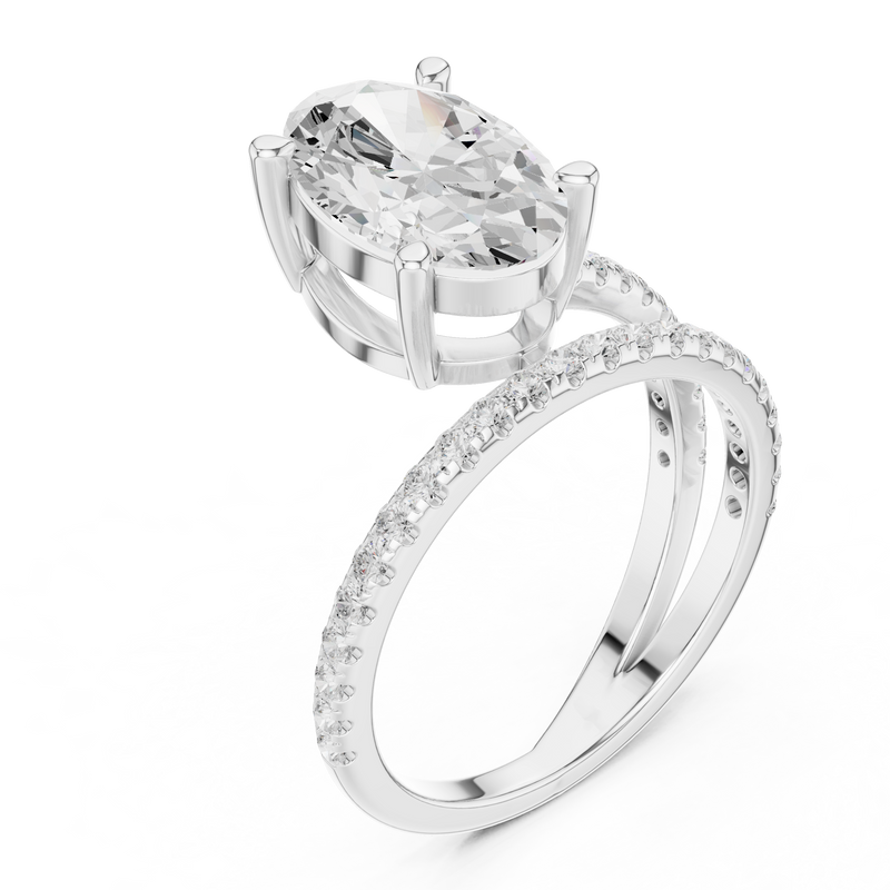 Symbol Of Togetherness 3 Carat Lab Grown Diamond Ring