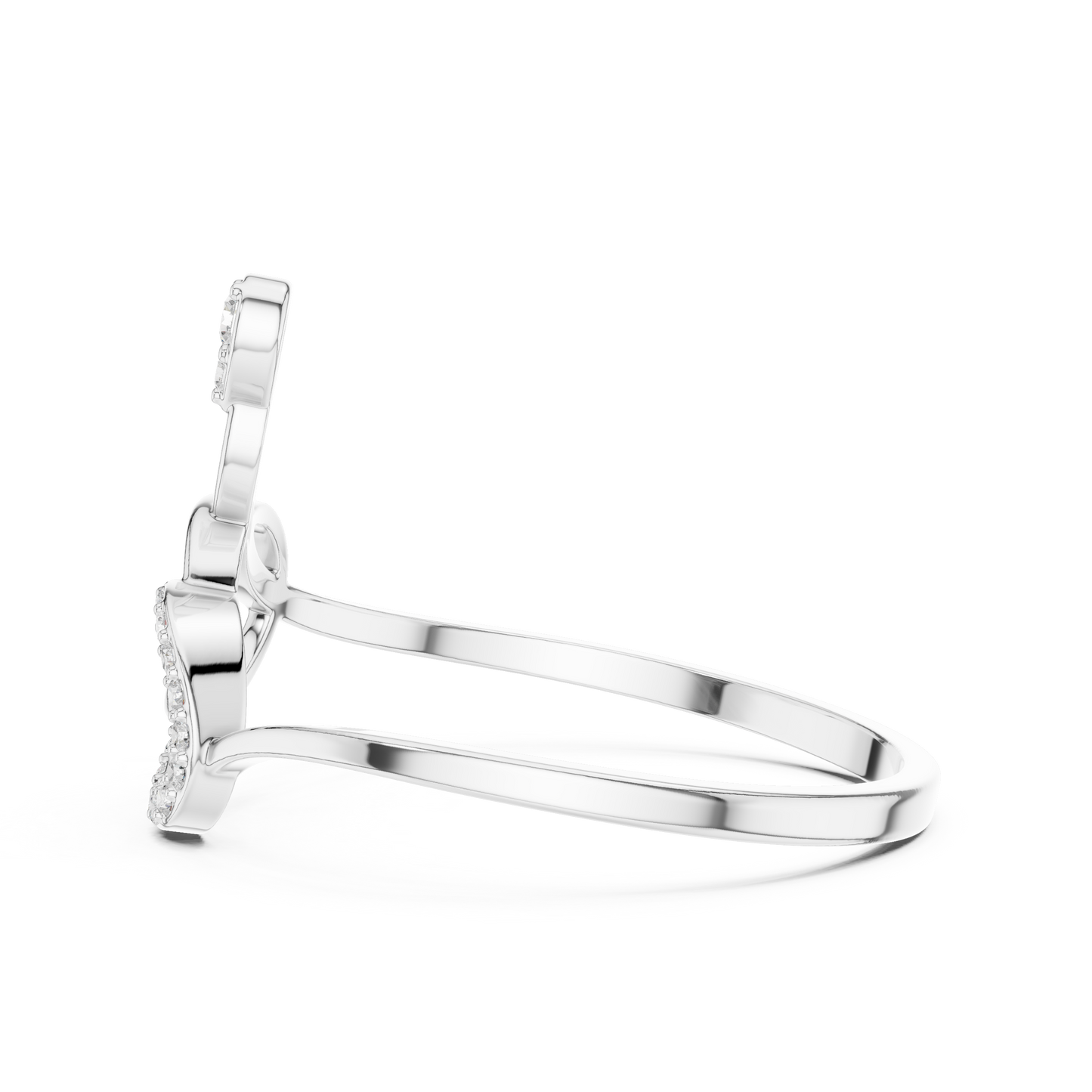 Infinity Knot Lab Grown Diamond Ring
