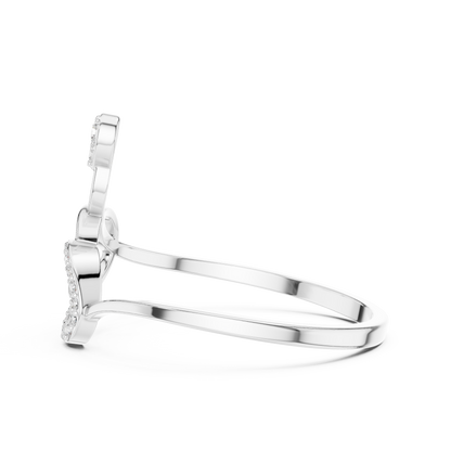 Infinity Knot Lab Grown Diamond Ring