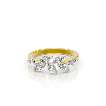 Petal Luxe Marquise Lab-Grown Diamond Statement Ring