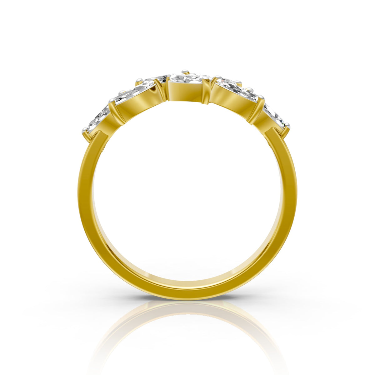 Petal Luxe Marquise Lab-Grown Diamond Statement Ring