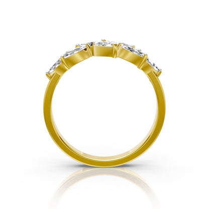 Petal Luxe Marquise Lab-Grown Diamond Statement Ring