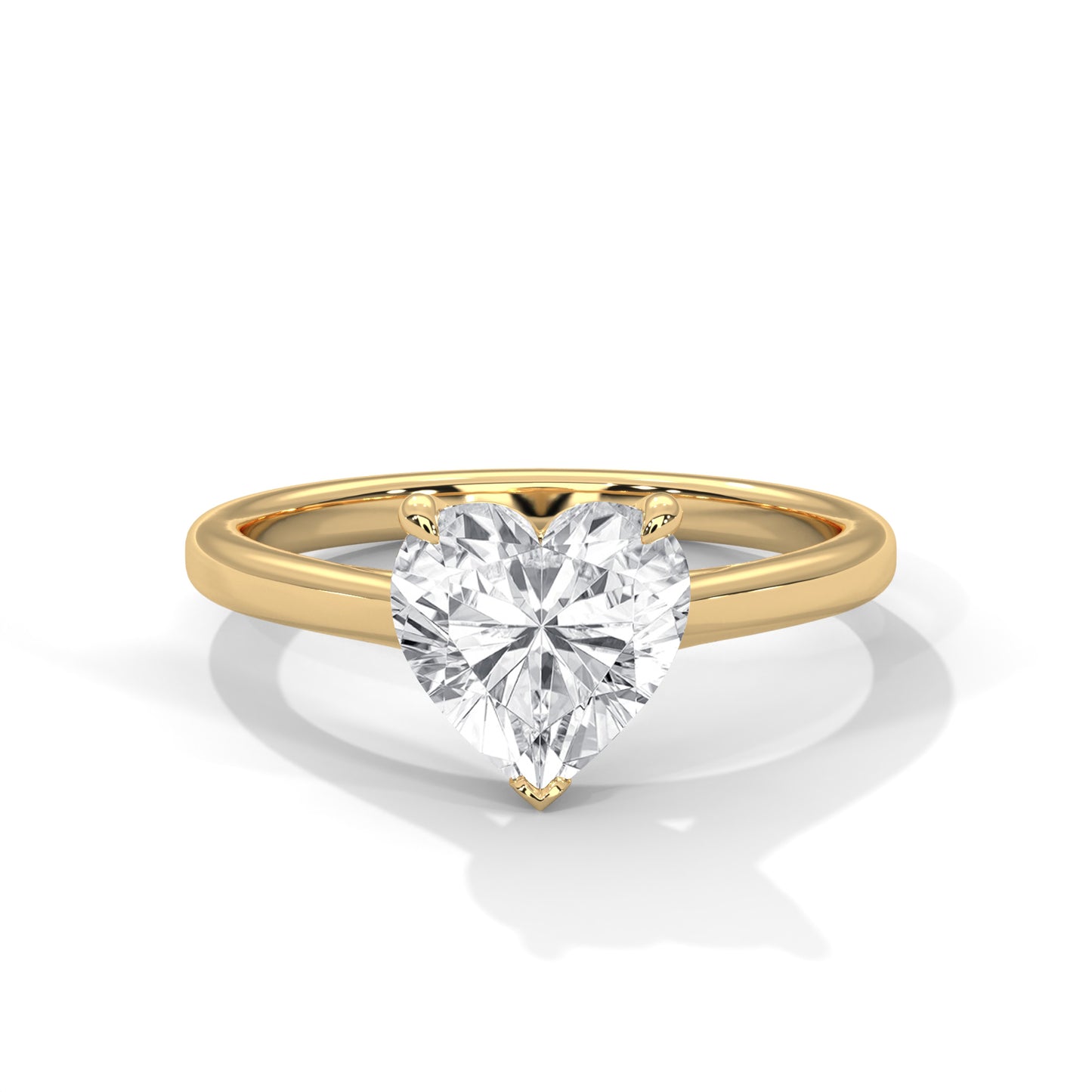 TrueHeart 2 Carat Lab Diamond Solitaire Ring – Pure Love for Her