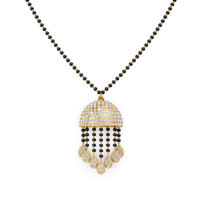 Dome Tassel Forever Lab Diamond Mangalsutra For Bride