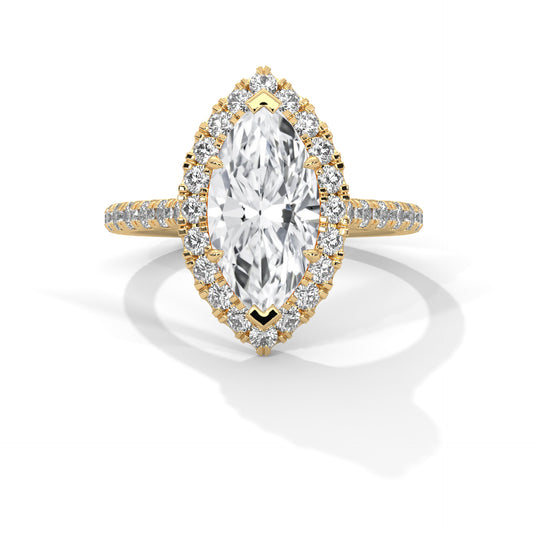 Evelyn 2 Carat Solitaire Lab Grown Diamond Anniversary Ring