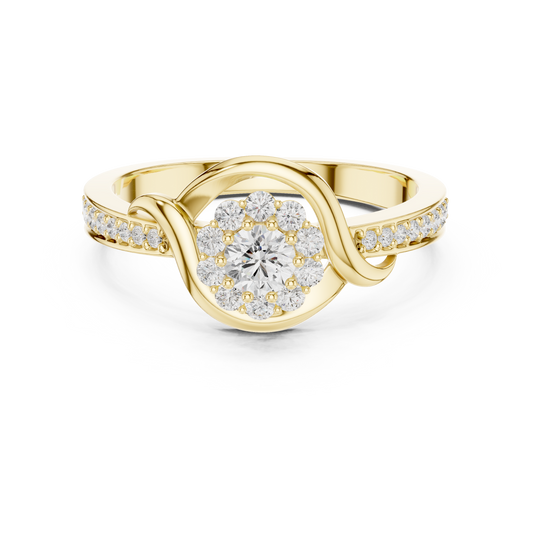 Endless Eternity Love Lab Diamond Ring For Gifting