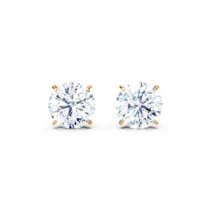 Minimal Spark – 20 Cent Round Lab Diamond Studs
