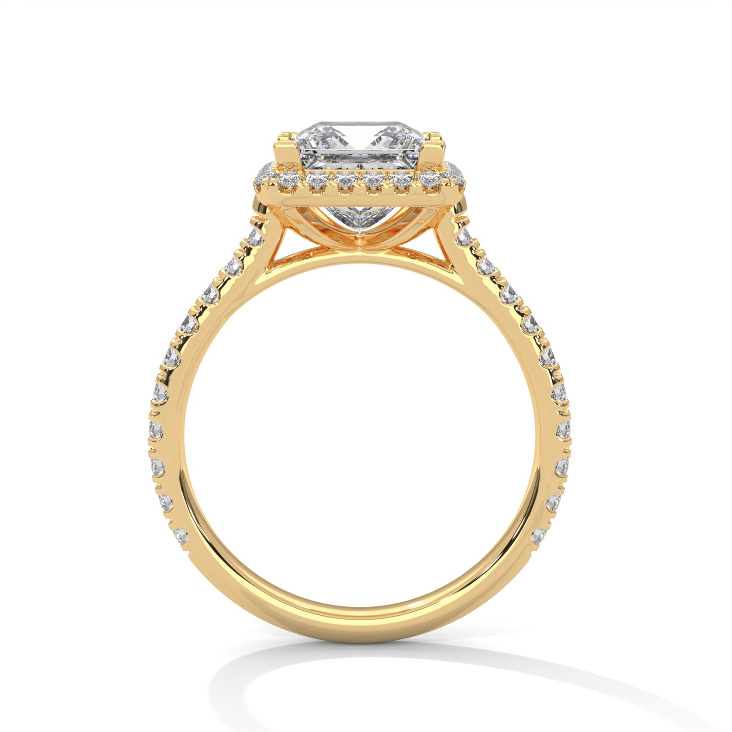 2 Carat Princess Cut Lab Grown Diamond Ring | Anniversary & Engagement Gifts for Women
