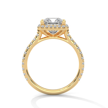 2 Carat Princess Cut Lab Grown Diamond Ring | Anniversary & Engagement Gifts for Women