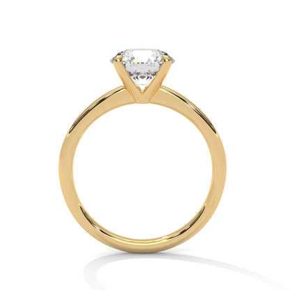 EternalGlow 2 Carat Round Lab Diamond Solitaire Ring – Timeless Sparkle for Her
