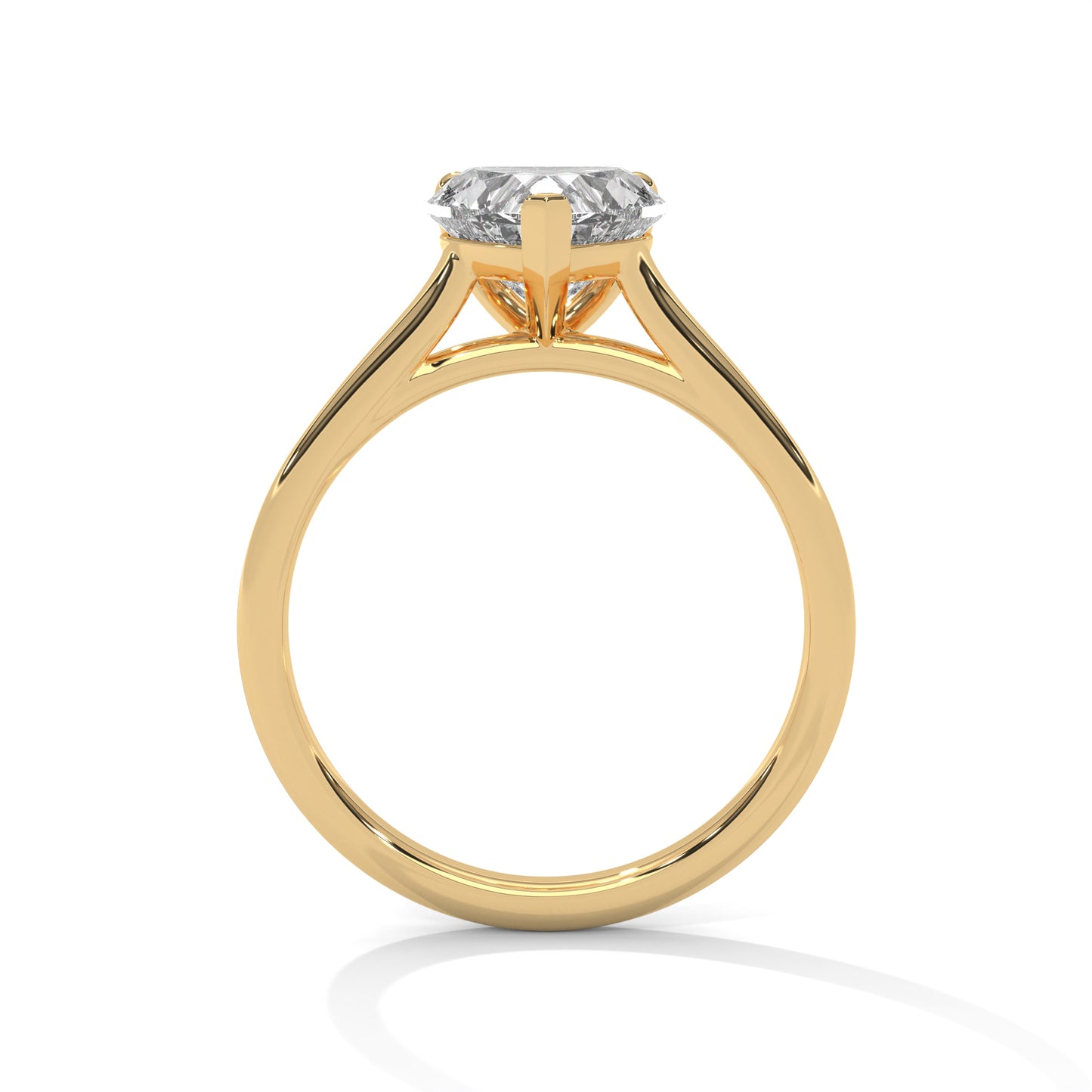 TrueHeart 2 Carat Lab Diamond Solitaire Ring – Pure Love for Her