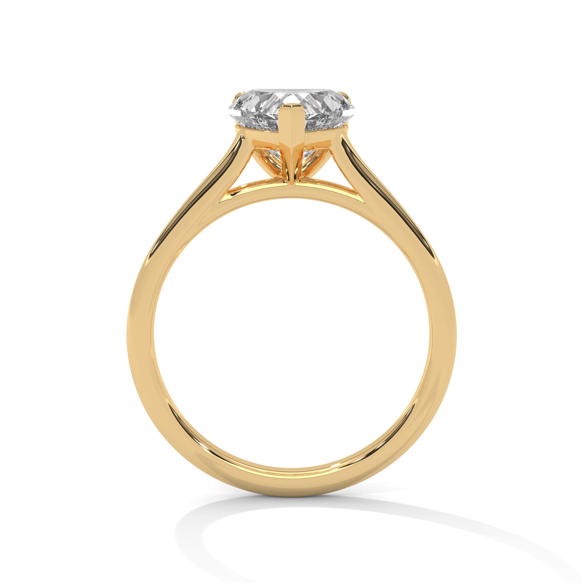 TrueHeart 2 Carat Lab Diamond Solitaire Ring – Pure Love for Her