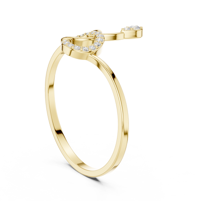 Infinity Knot Lab Grown Diamond Ring
