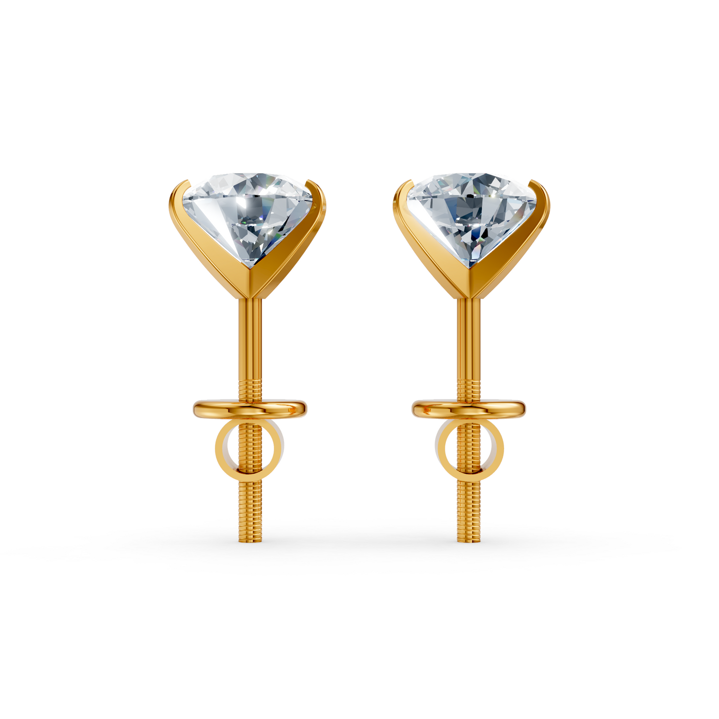 Eternal Sparkle of Sibling Love Lab Diamond Studs - Best Diamond Gifts For Sister