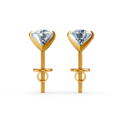 Eternal Sparkle of Sibling Love Lab Diamond Studs - Best Diamond Gifts For Sister