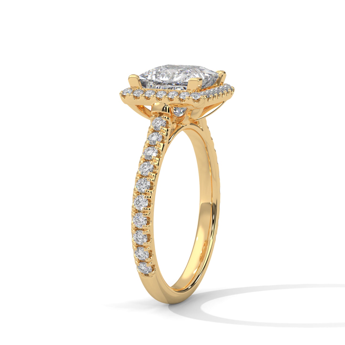 2 Carat Princess Cut Lab Grown Diamond Ring | Anniversary & Engagement Gifts for Women