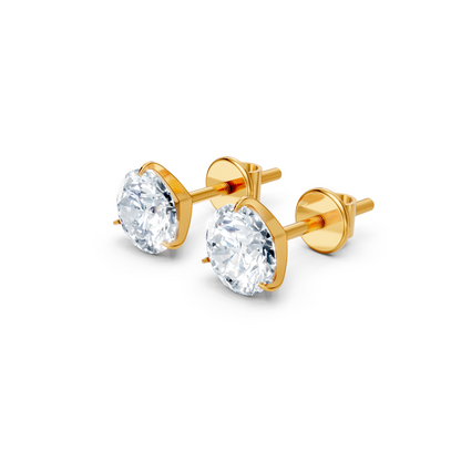 Eternal Sparkle of Sibling Love Lab Diamond Studs - Best Diamond Gifts For Sister