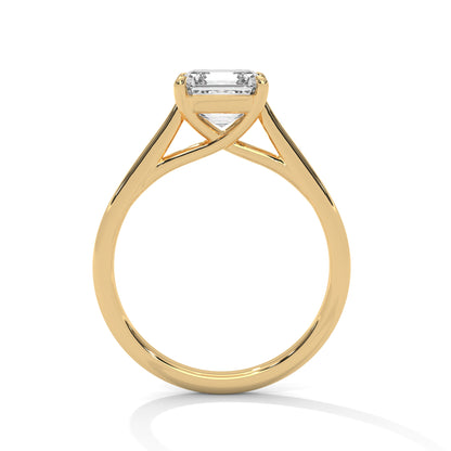 ChicSquare – Asscher Solitaire Ring in 2 Carat Lab Diamond