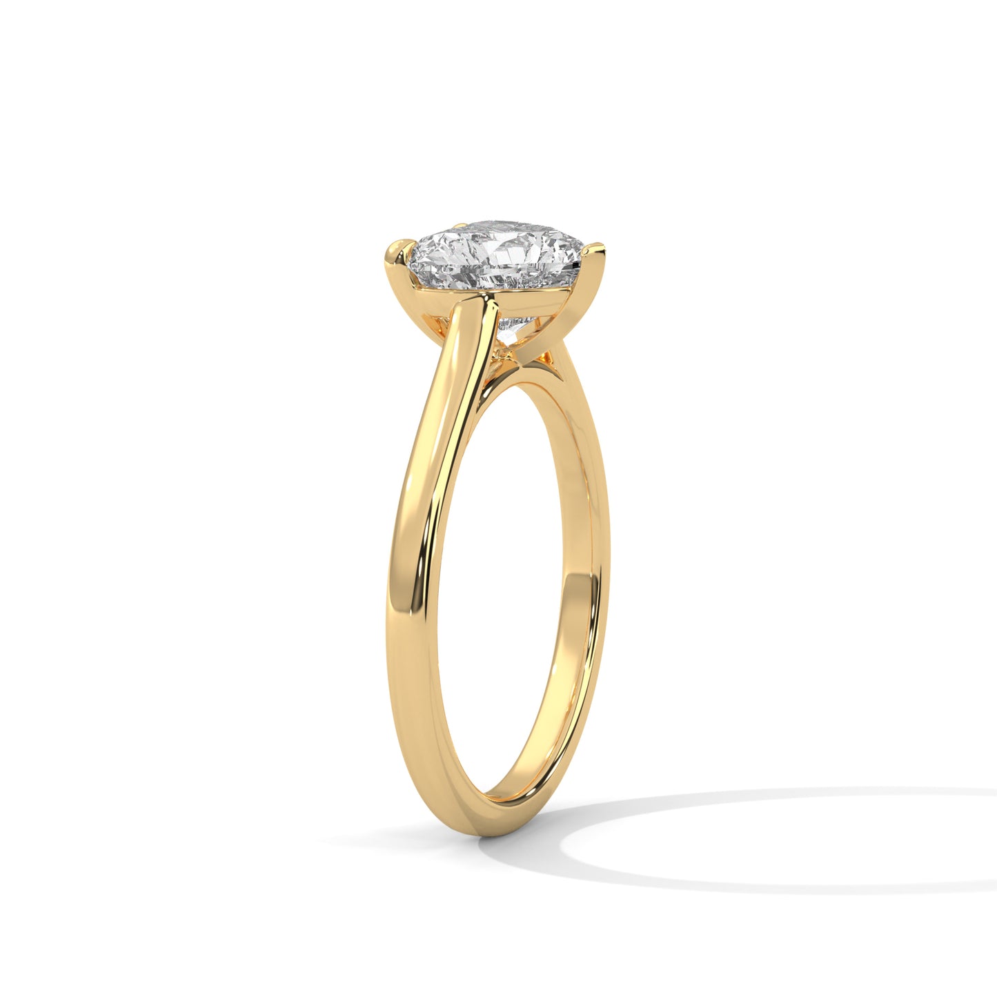 TrueHeart 2 Carat Lab Diamond Solitaire Ring – Pure Love for Her