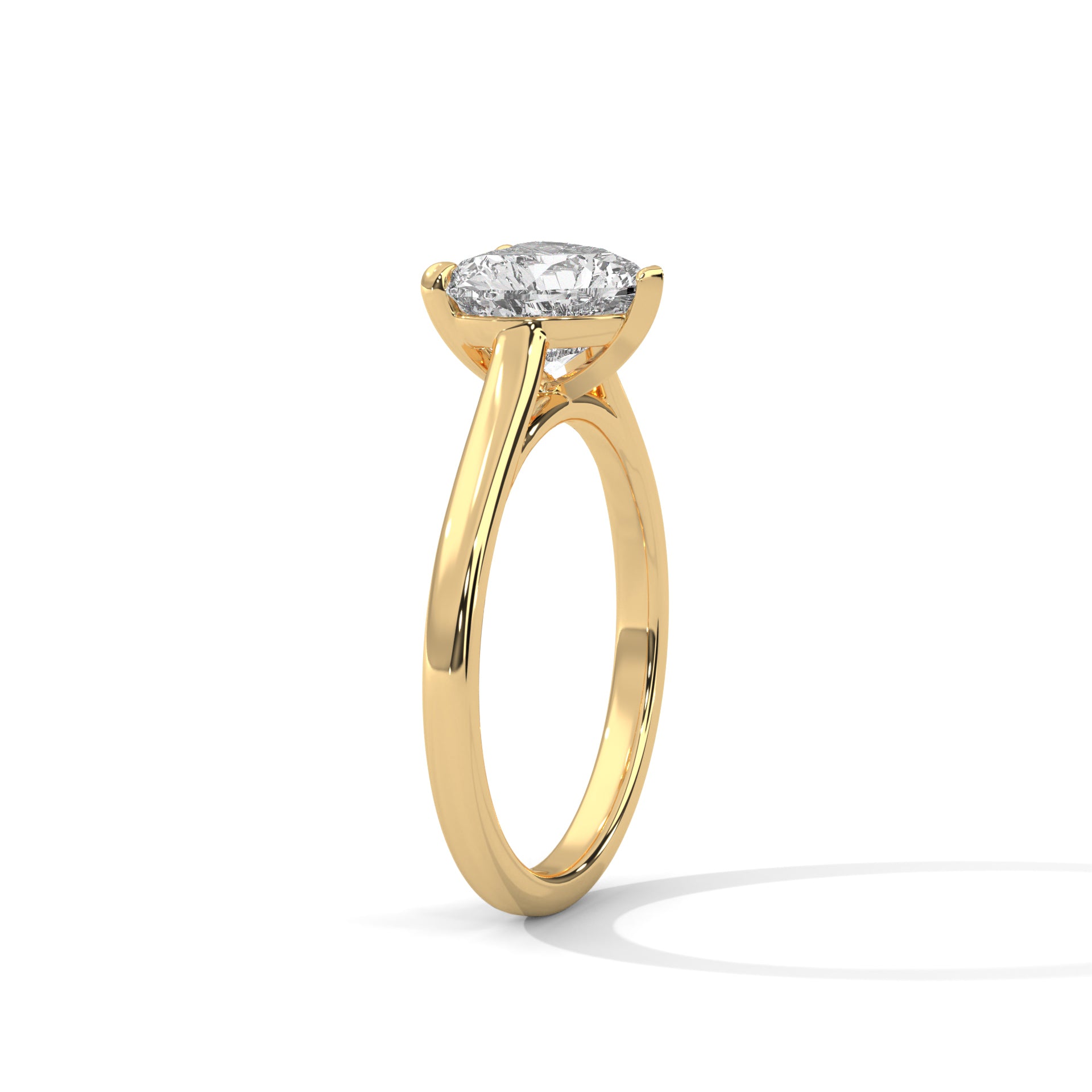 TrueHeart 2 Carat Lab Diamond Solitaire Ring – Pure Love for Her