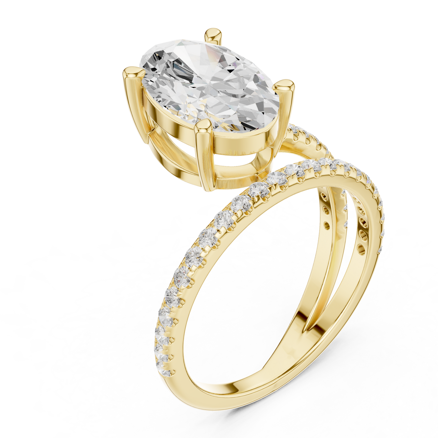 Symbol Of Togetherness 3 Carat Lab Grown Diamond Ring