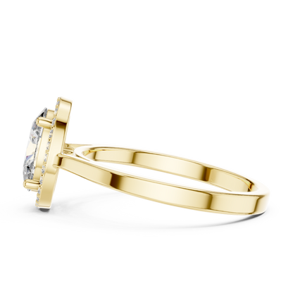 1 Carat Oval Shape Lab Diamond Engagement Ring With Timeless Beauty