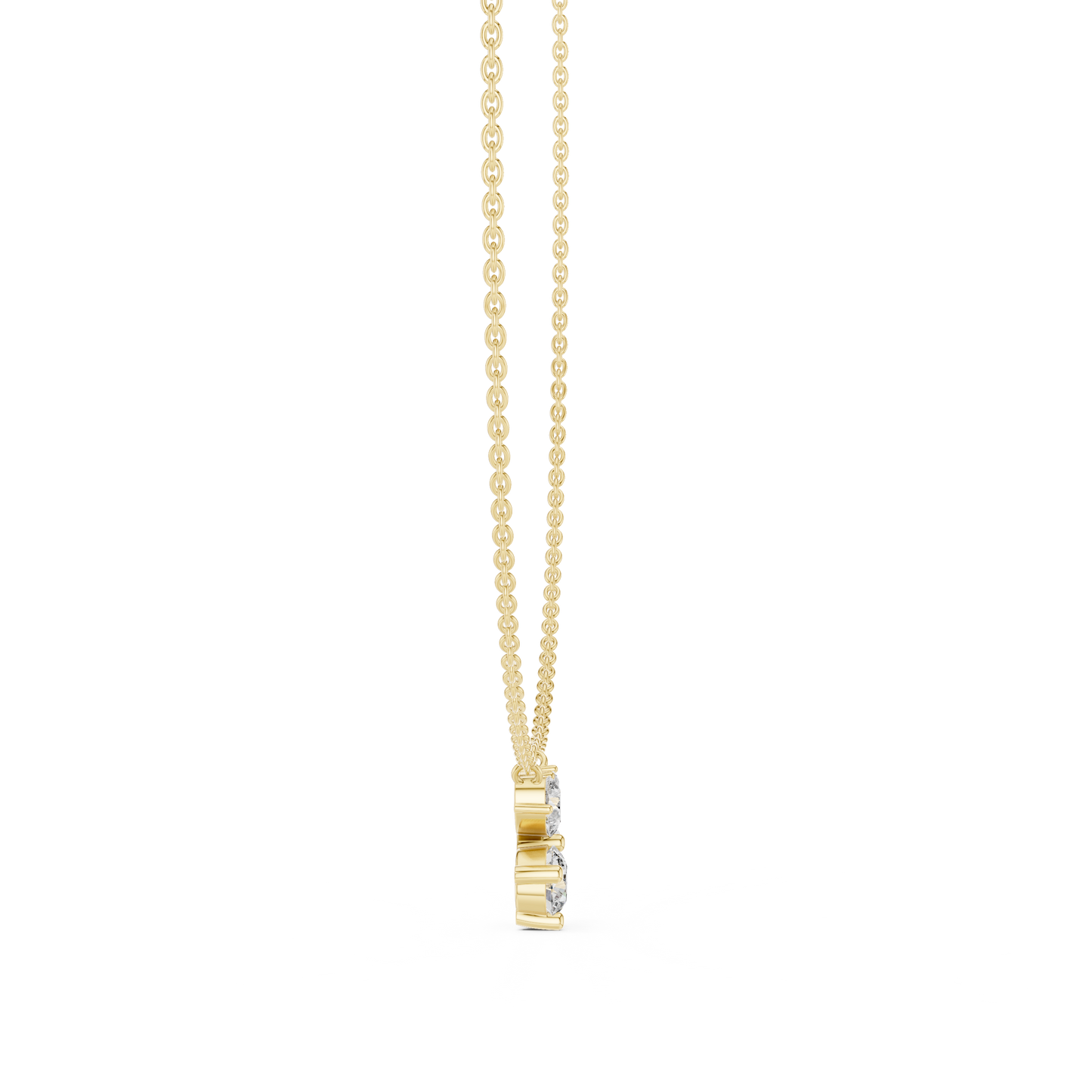 FloraLuxe Lab Diamond Pendant – Perfect Necklace For Teens & Women
