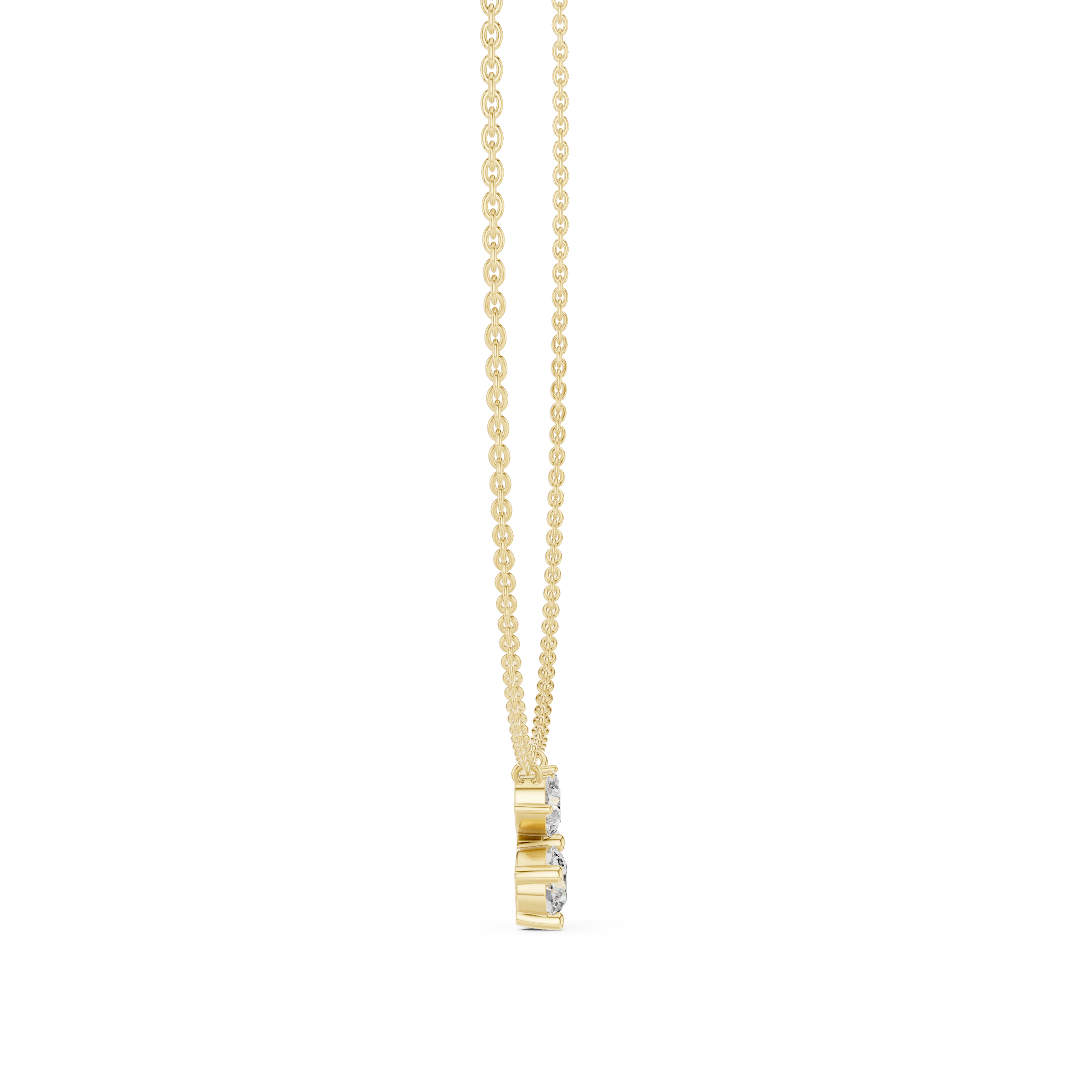 FloraLuxe Lab Diamond Pendant – Perfect Necklace For Teens & Women