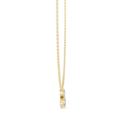 FloraLuxe Lab Diamond Pendant – Perfect Necklace For Teens & Women