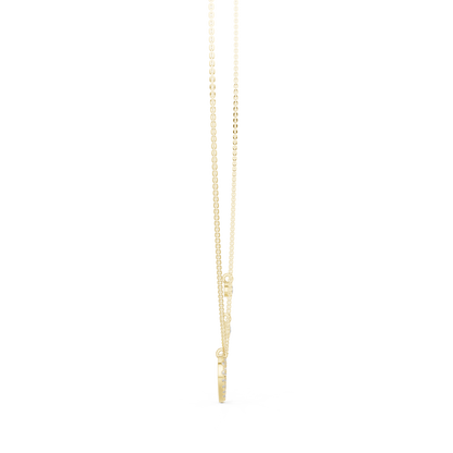 Heart Charm Lab Grown Diamond Necklace for Women | Love Pendant for Anniversary & Gift