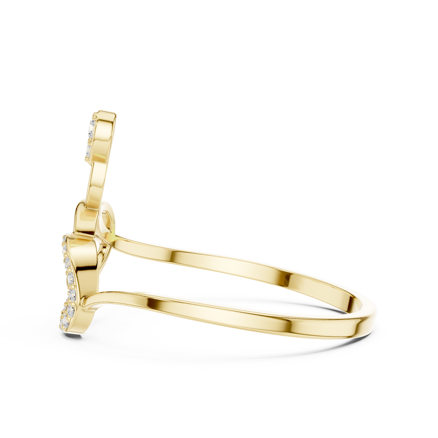 Infinity Knot Lab Grown Diamond Ring