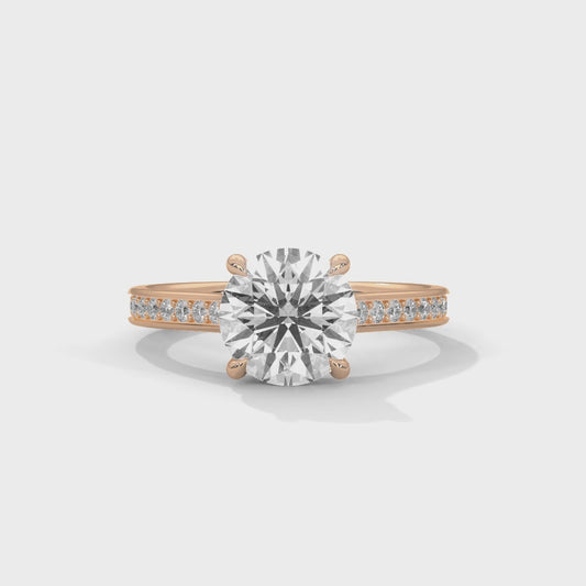 Forever-inspired 2 Carat Round Lab Diamond Ring – Solitaire Ring for Women