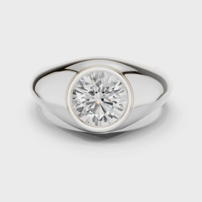 Sacred Strength – 2 Carat Lab Diamond Wedding Ring for Men