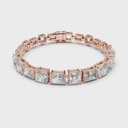 Minimal Lab Grown Diamond Bracelet For Women