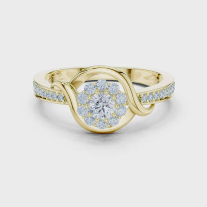 Endless Eternity Love Lab Diamond Ring For Gifting