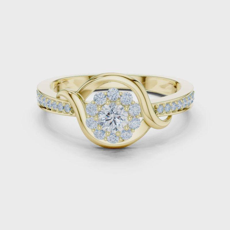 Endless Eternity Love Lab Diamond Ring For Gifting