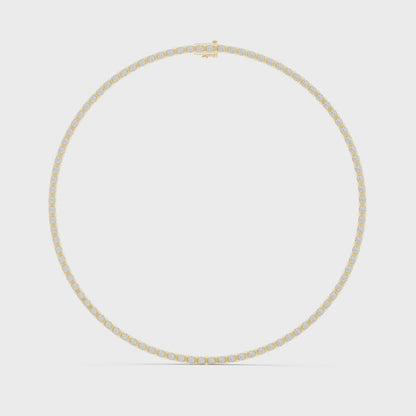 Aurora Spark - Elegant Lab Diamond Tennis Necklace