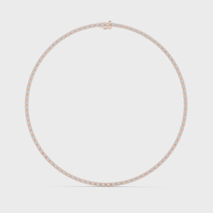Aurora Spark - Elegant Lab Diamond Tennis Necklace