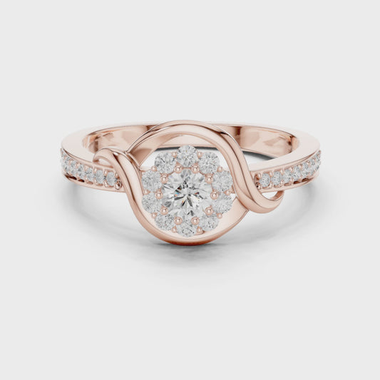 Endless Eternity Love Lab Diamond Ring For Gifting