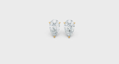 Classic Blissful Solitaire Lab Diamond Martini Studs Earrings