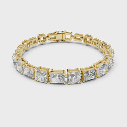 Minimal Lab Grown Diamond Bracelet For Women