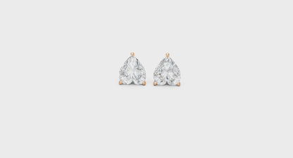 Classic Blissful Solitaire Lab Diamond Martini Studs Earrings