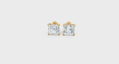 Classic Blissful Solitaire Lab Diamond Martini Studs Earrings