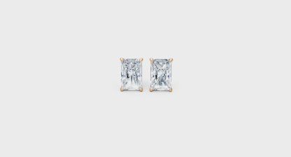 Classic Blissful Solitaire Lab Diamond Martini Studs Earrings