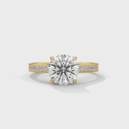 Forever-inspired 2 Carat Round Lab Diamond Ring – Solitaire Ring for Women