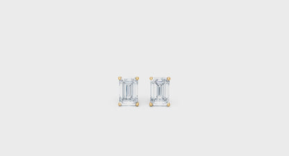 Classic Blissful Solitaire Lab Diamond Martini Studs Earrings