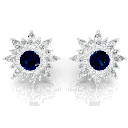 Aura Detachable Lab Diamond Pendant with Matching Studs Set