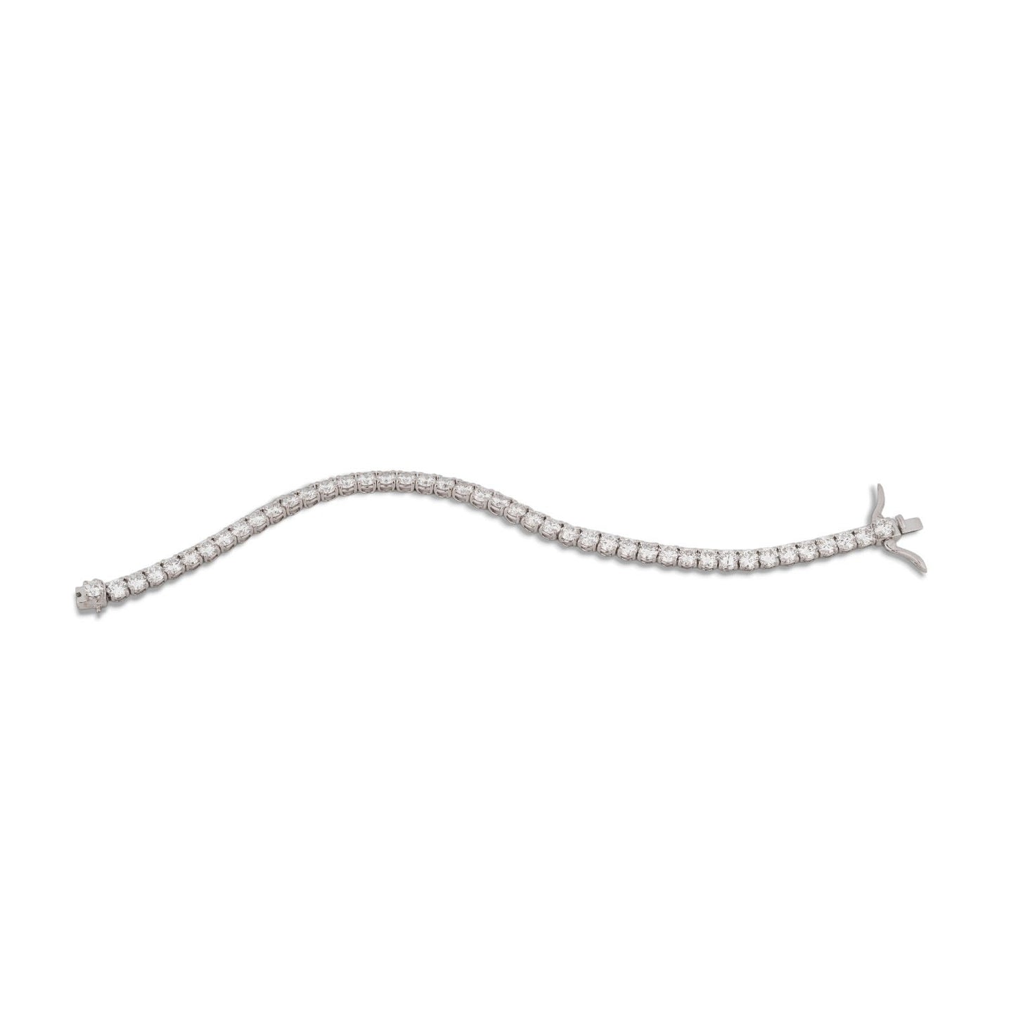 Tennis Bracelet in Gold With Studded Lab Diamond For Women