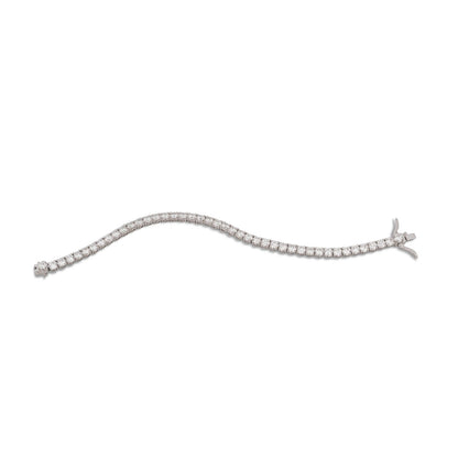 Tennis Bracelet in Gold With Studded Lab Diamond For Women